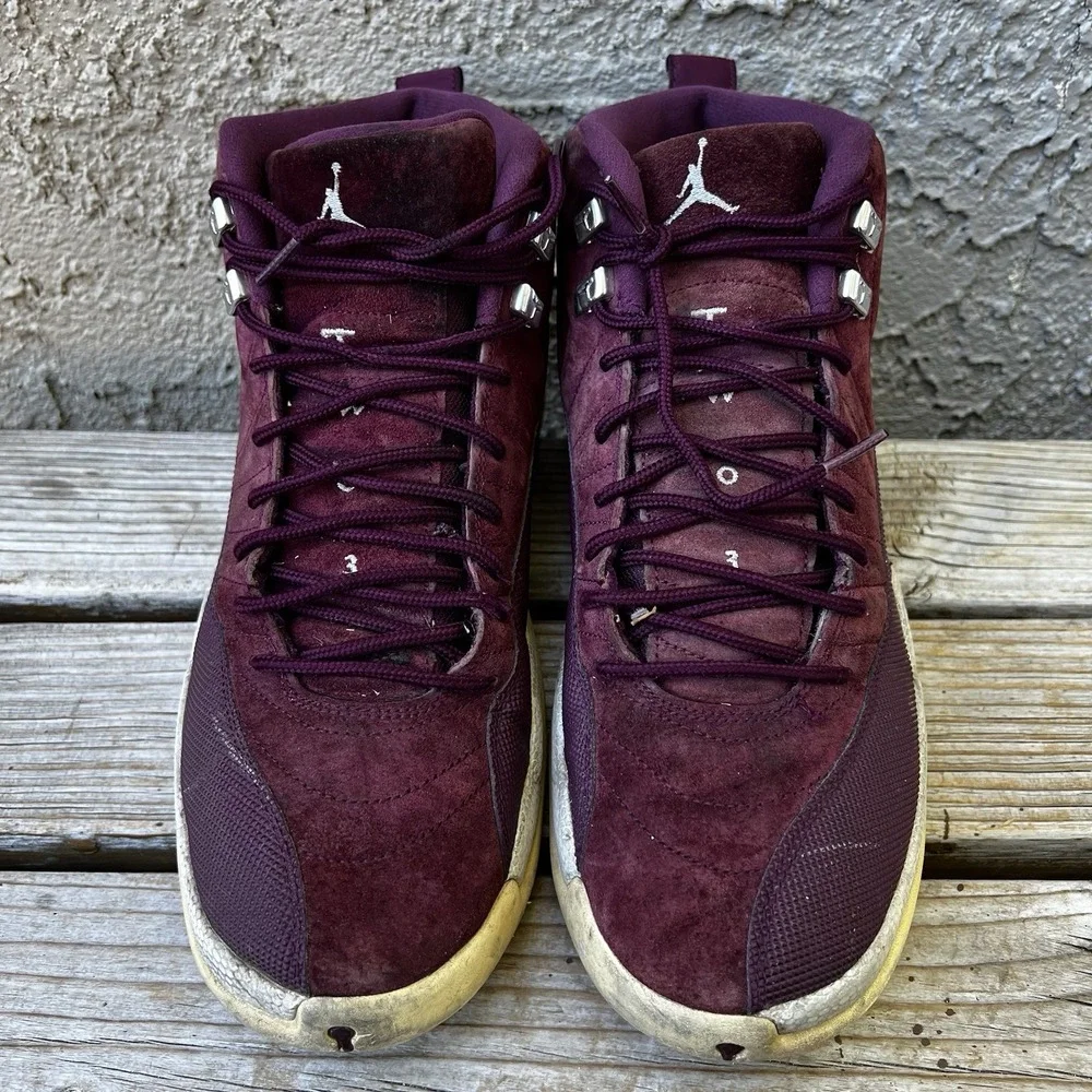 Jordan Shoes Men Size 11.5 Air Jordan 12 Retro Bordeaux 2017 Burgundy High Top